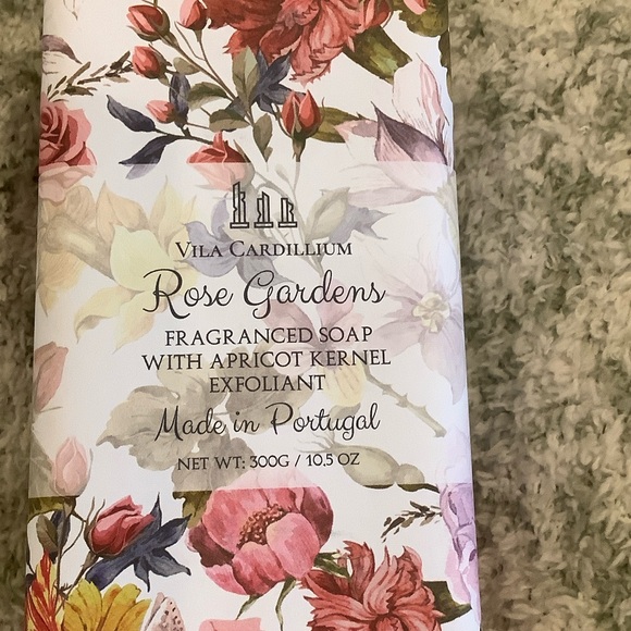 Vila Cardillium Rose Gardens Scented Floral Decor Soap NWT Portugal 10.50 oz - Picture 6 of 14